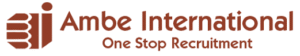 "ambe international , international recruitment agencies logo"