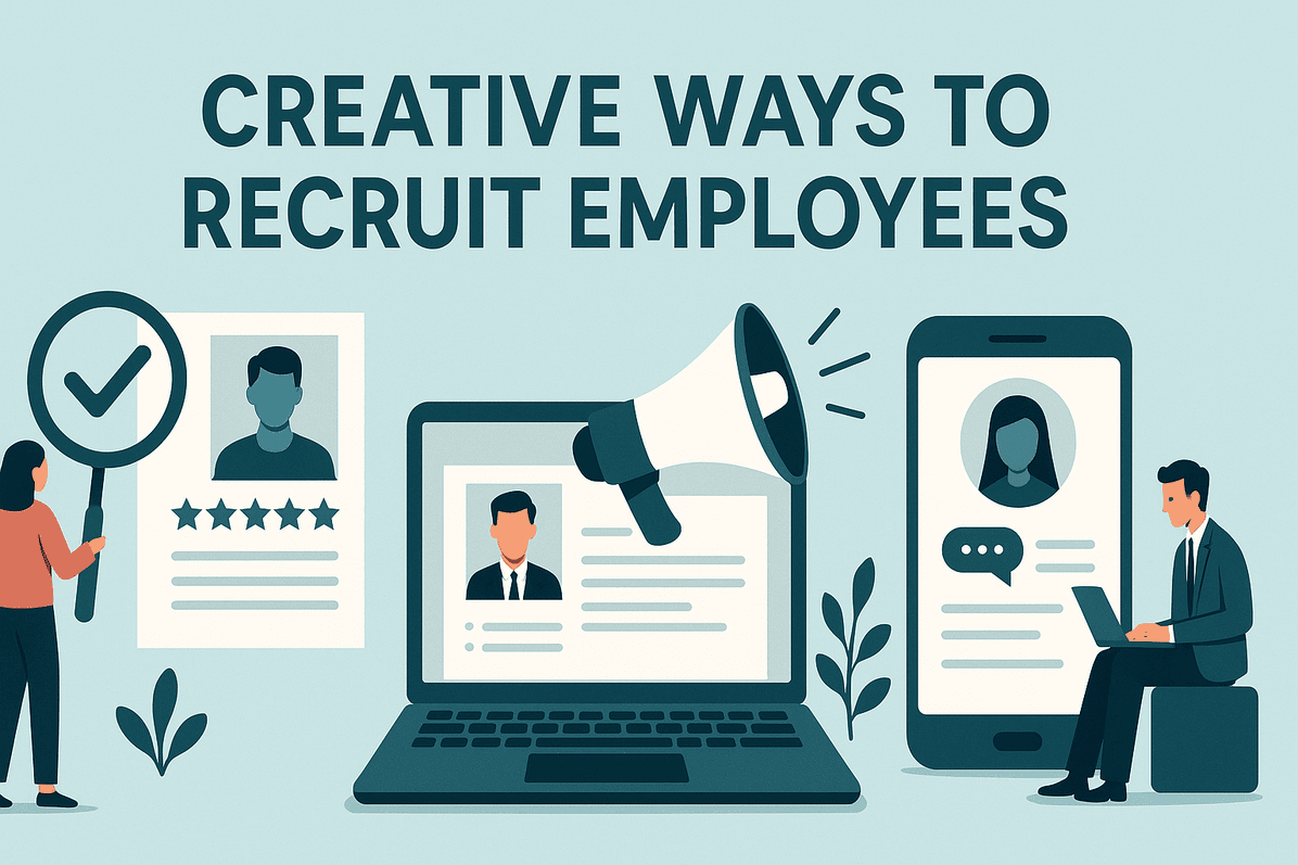 "Creative ways to recruit employees"
