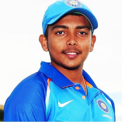 Young Achievers in India - Prithvi Shaw